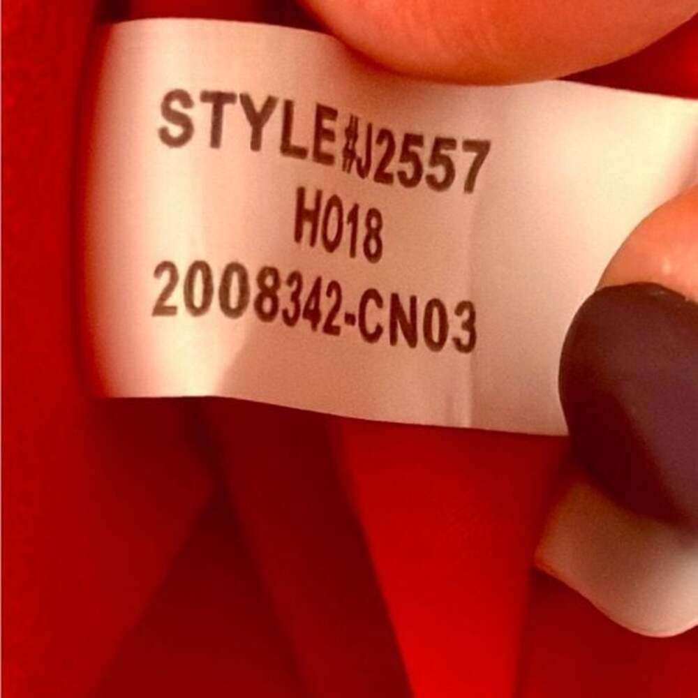 J. Crew Red Tie-Neck Dress in 365 Crepe Women’s Size 12 - Picture 5 of 10